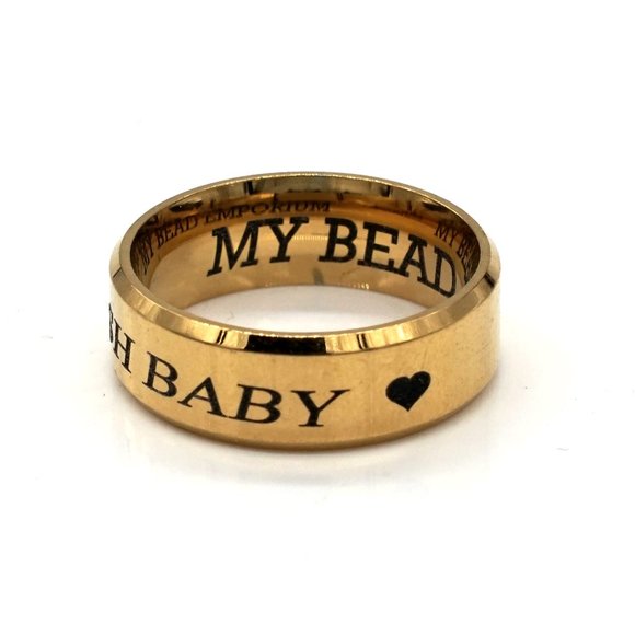 Men's Titanium marking rings. - Picture 3 of 7